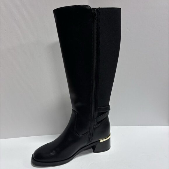 Unisa Women’s Apryl Black Knee High Boots, Size 7W, Wide Calf - Picture 2 of 7
